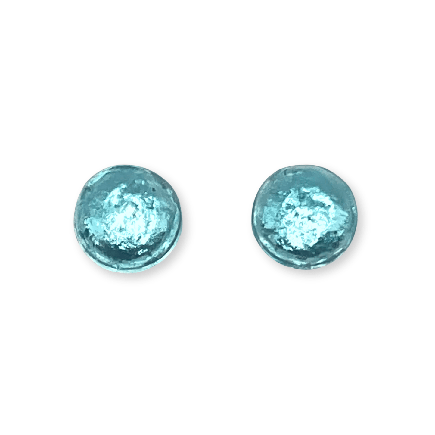 Caribbean Cabouchon Shiny Medium Stud Earrings | The Jewellery Stop