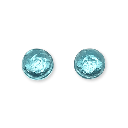 Caribbean Cabouchon Shiny Medium Stud Earrings | The Jewellery Stop