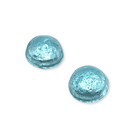 Caribbean Cabouchon Shiny Medium Stud Earrings | The Jewellery Stop