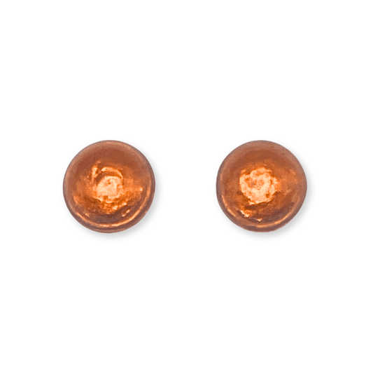 Morocco Cabouchon Shiny Medium Stud Earrings | The Jewellery Stop
