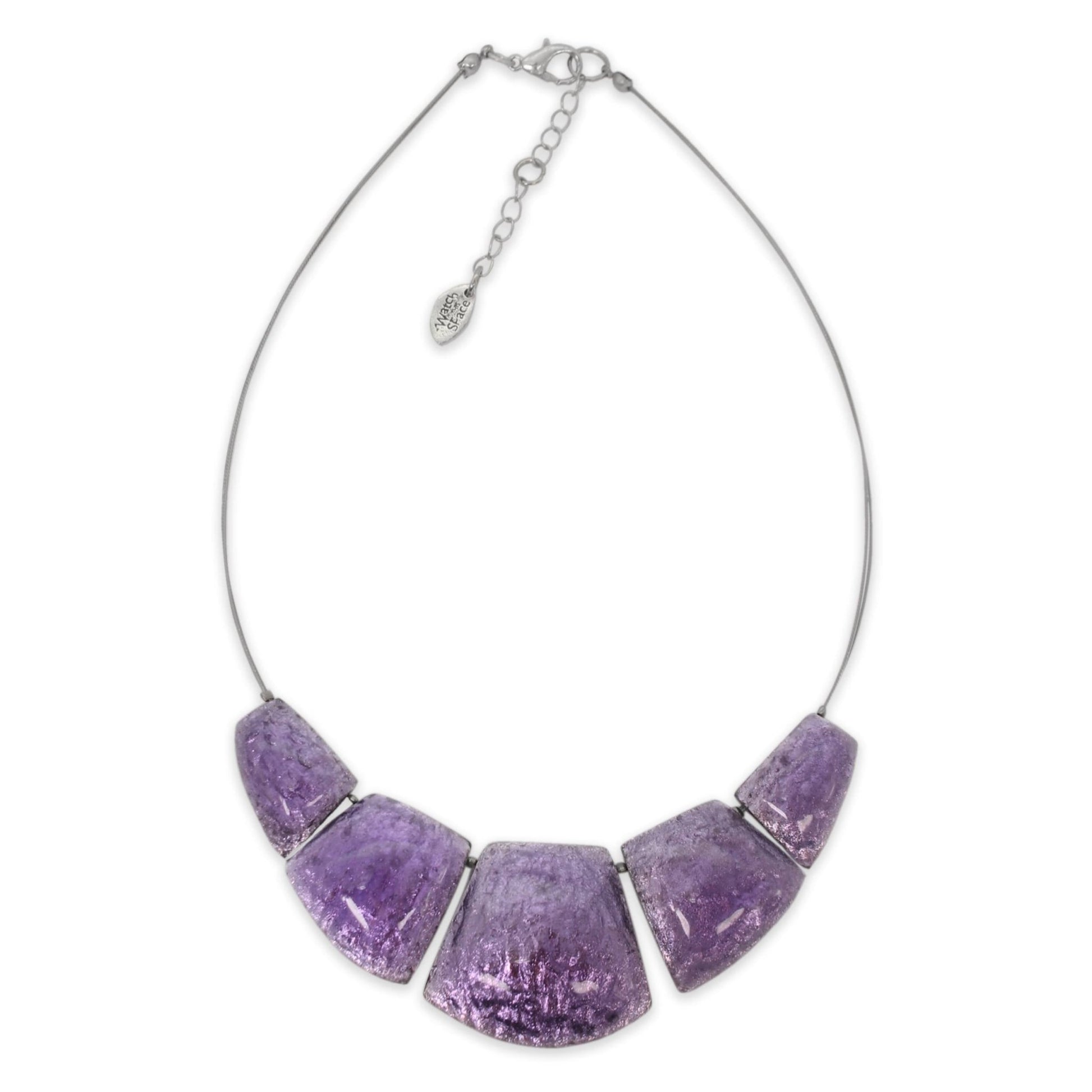 Purple Cleopatra Shiny Necklace | The Jewellery Stop