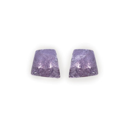 Purple Cleopatra Shiny Stud Earrings | The Jewellery Stop