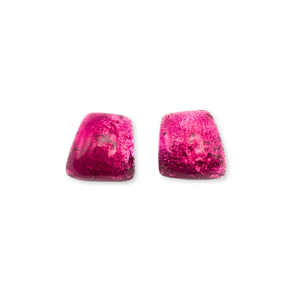 Pink Cleopatra Shiny Stud Earrings