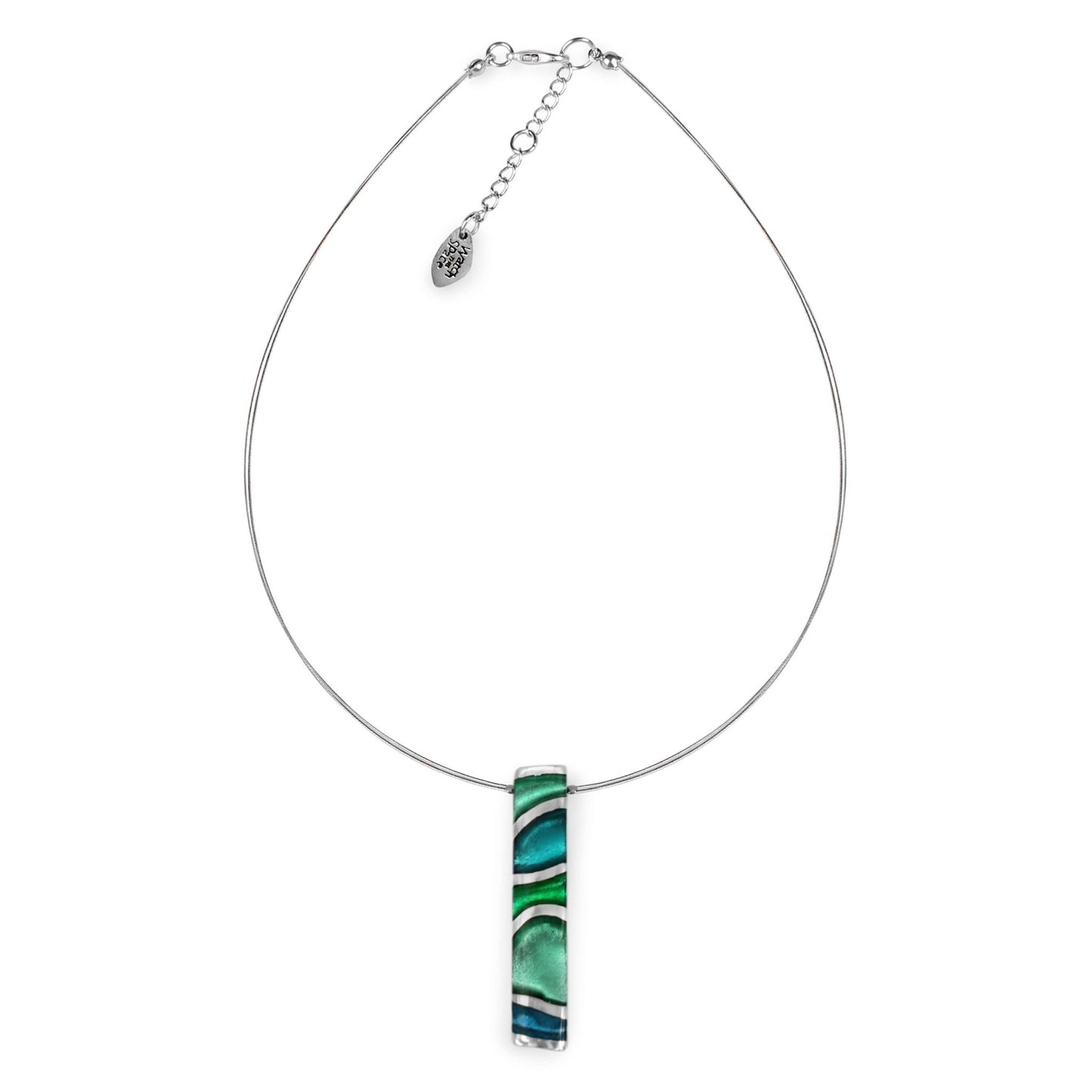 Verdigris Lava Shiny Pendant | The Jewellery Stop