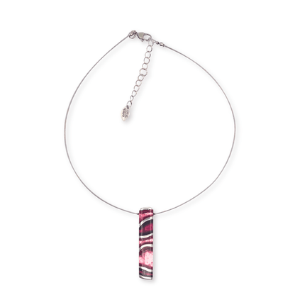 Peony Lava Shiny Pendant | The Jewellery Stop