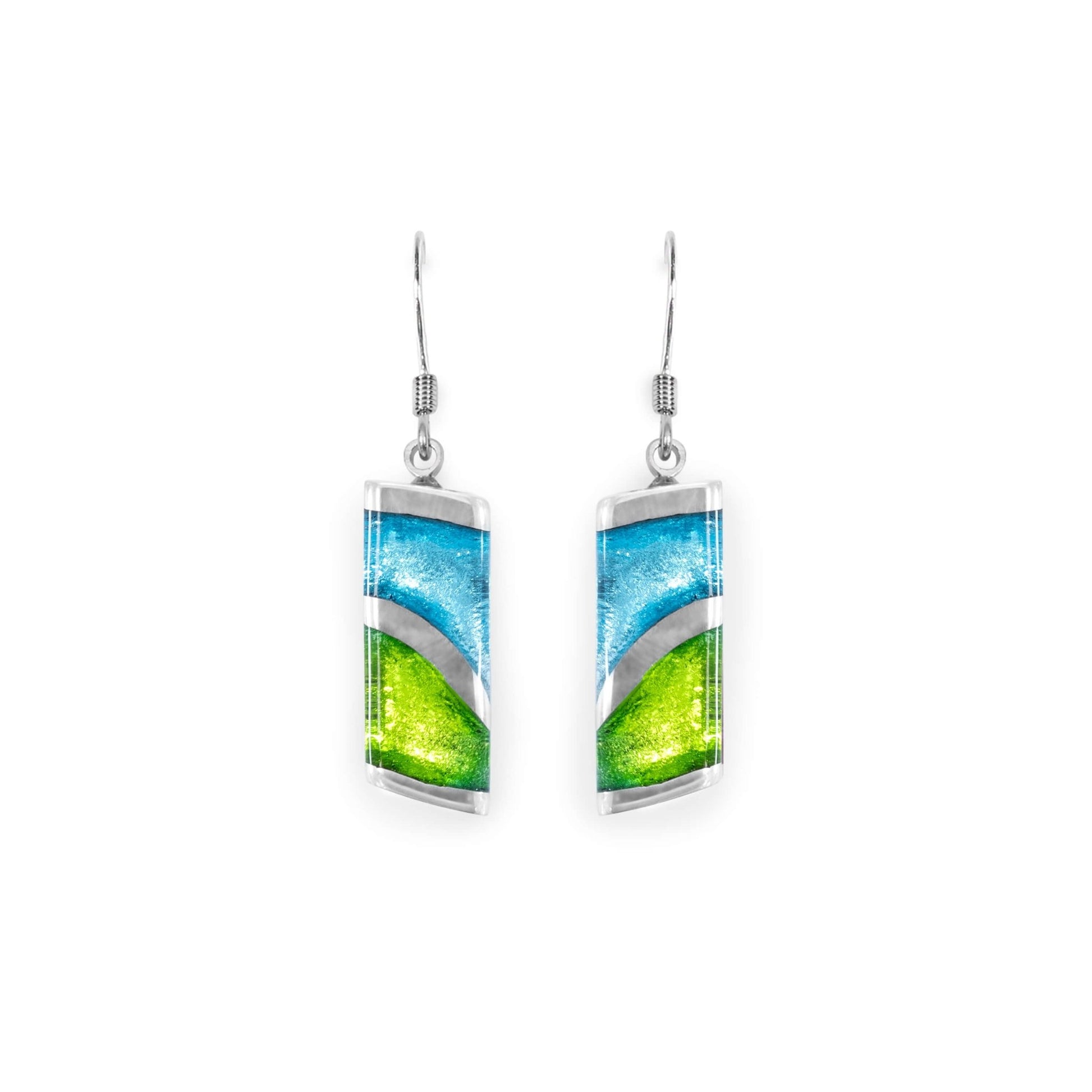 Neptune Lava Shiny Fish Hook Earrings | The Jewellery Stop