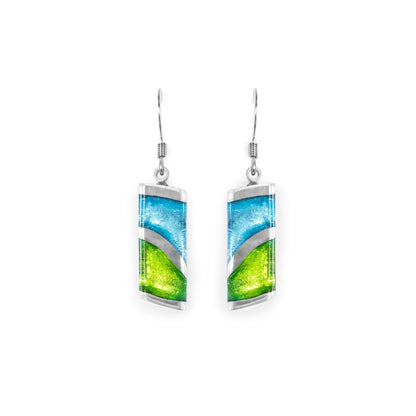 Neptune Lava Shiny Fish Hook Earrings | The Jewellery Stop