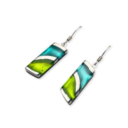 Zest Lava Shiny Fish Hook Earrings