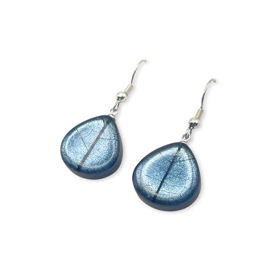 Sky Natural Eclectic Shiny Fish Hook Earrings