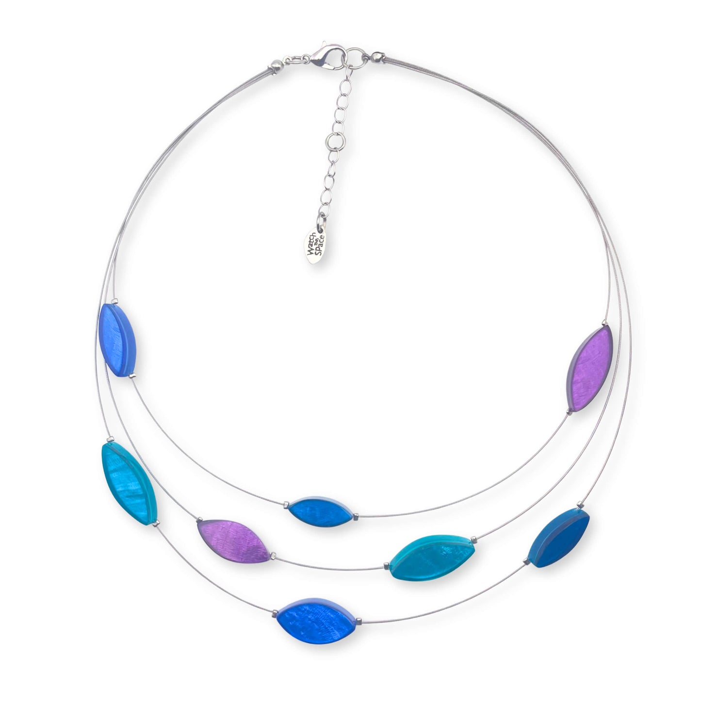 Peacock Petal Shiny Necklace