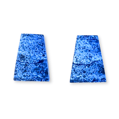 Azure Aztec Shiny Stud Earrings