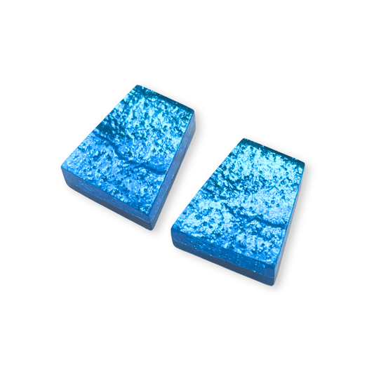 Turquoise Aztec Shiny Stud Earrings