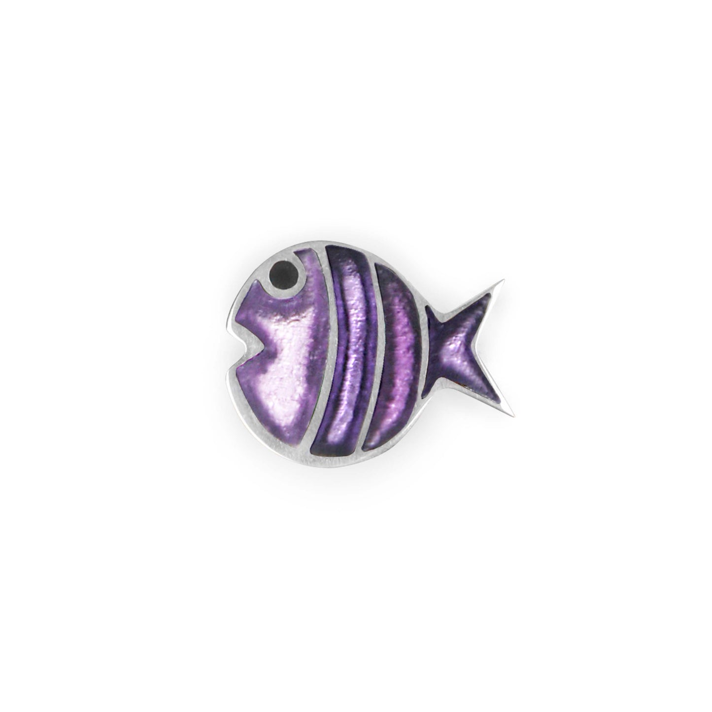 Sweetpea Bubble Fish Stripe Shiny Brooch | The Jewellery Stop