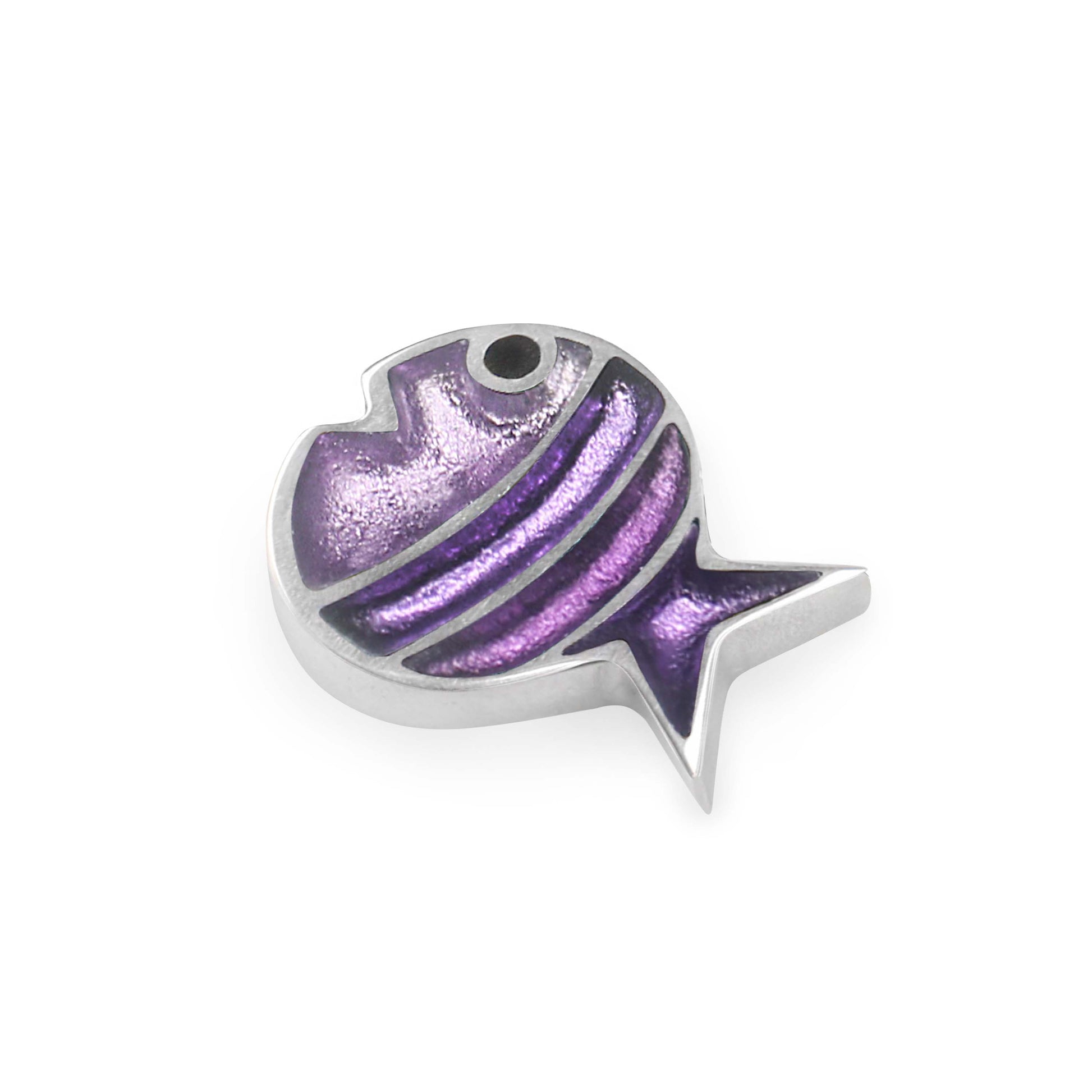 Sweetpea Bubble Fish Stripe Shiny Brooch | The Jewellery Stop