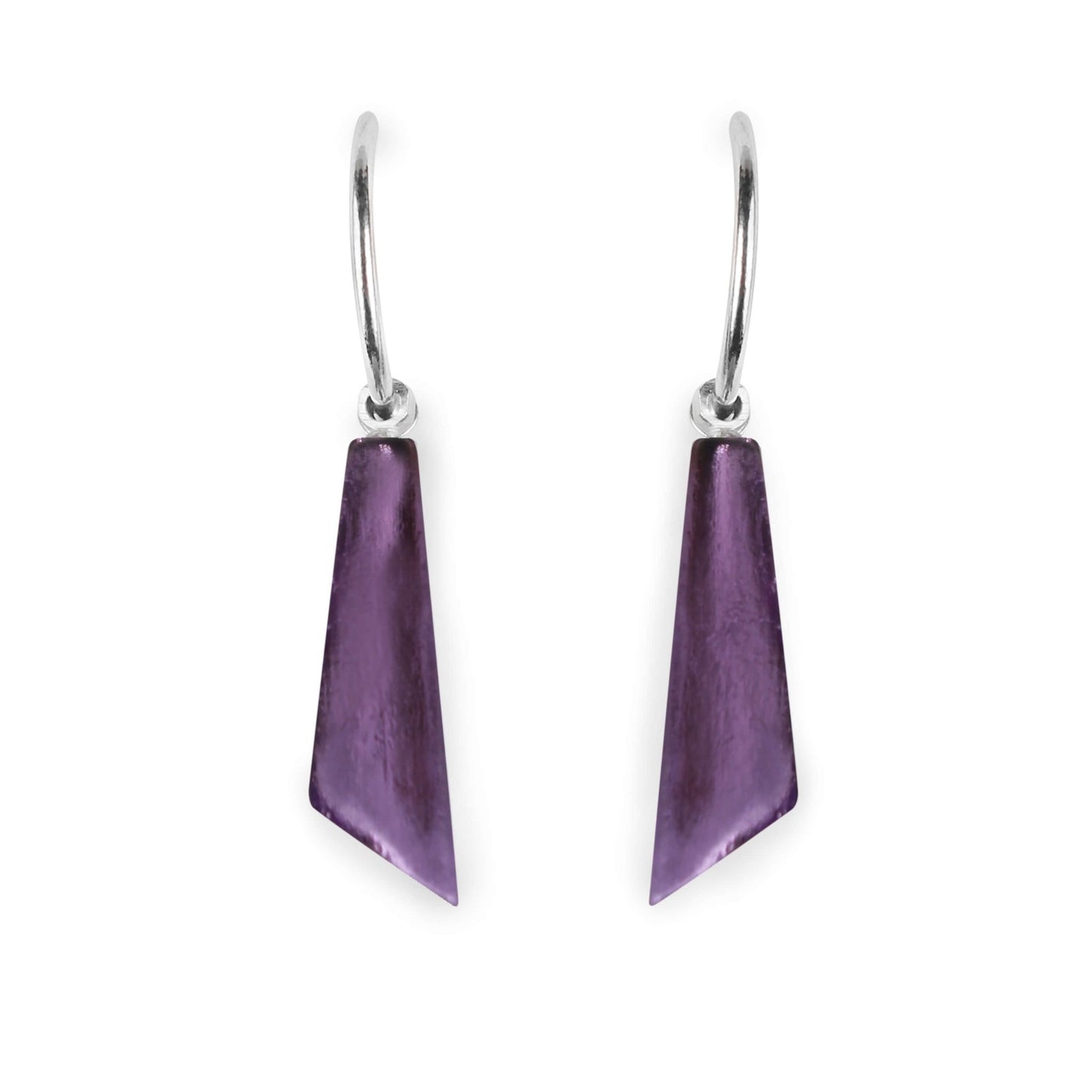 Nessie Icicle Shiny Short Creole Earrings | The Jewellery Stop