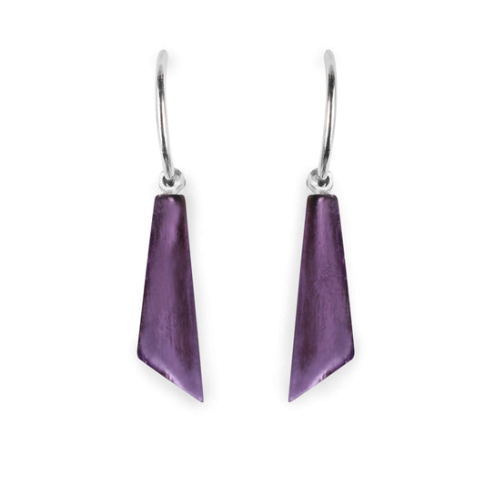Nessie Icicle Shiny Short Creole Earrings | The Jewellery Stop