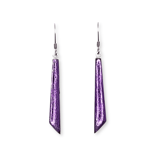 Sherbet Icicle Shiny Long Fish Hook Earrings | The Jewellery Stop