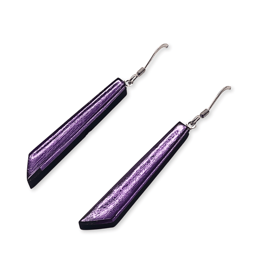 Sherbet Icicle Shiny Long Fish Hook Earrings | The Jewellery Stop