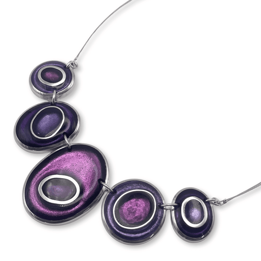 Sweetpea Organic Circles Shiny Necklace | The Jewellery Stop