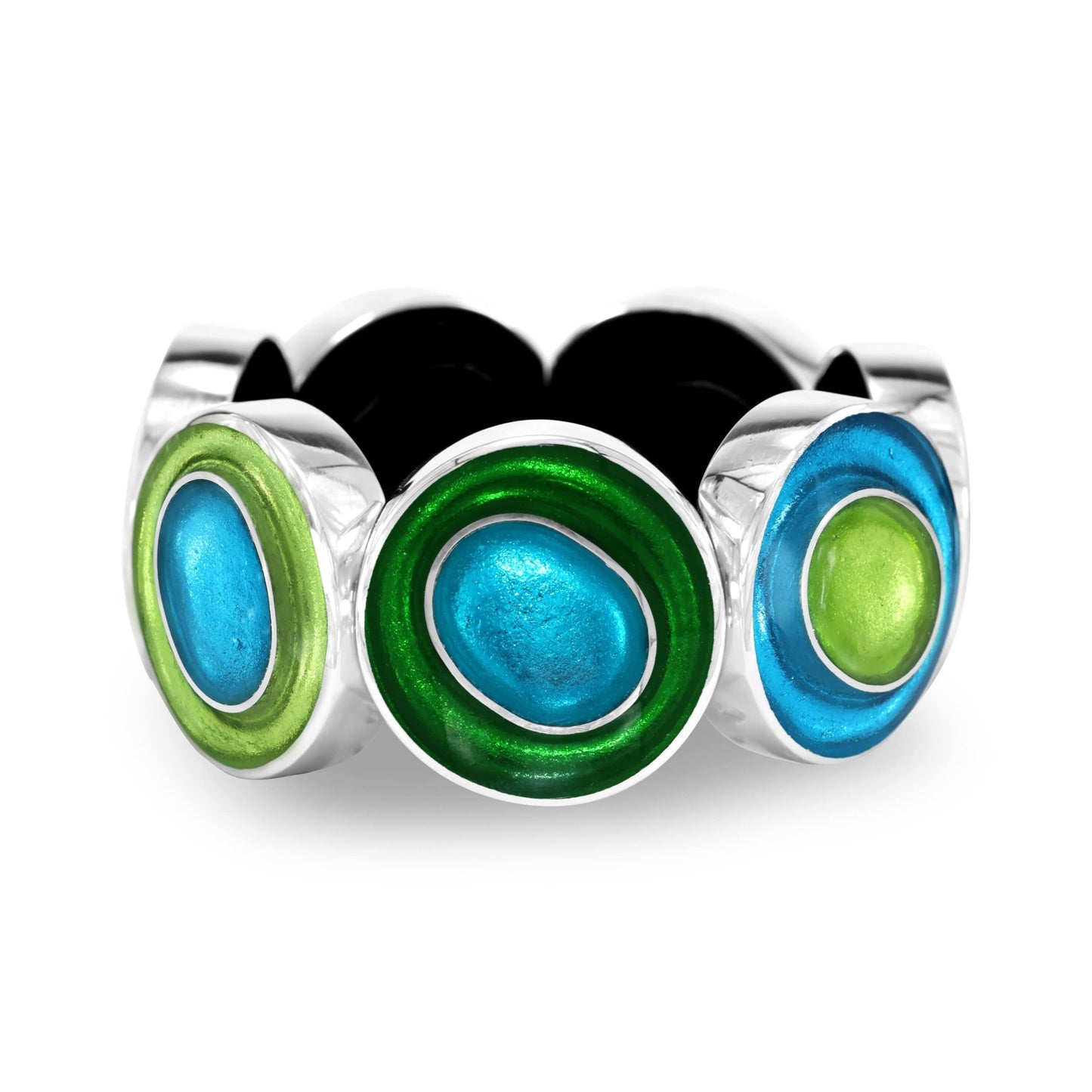 Neptune Organic Circles Shiny Bangle | The Jewellery Stop