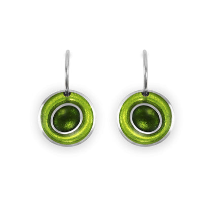 Citrus Organic Circles Shiny Creole Earrings | The Jewellery Stop