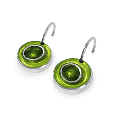 Citrus Organic Circles Shiny Creole Earrings | The Jewellery Stop