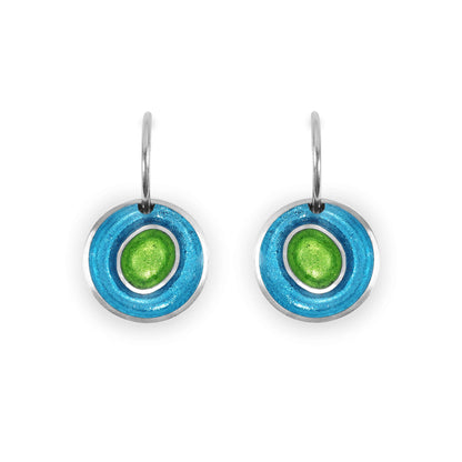 Neptune Organic Circles Shiny Creole Earrings | The Jewellery Stop