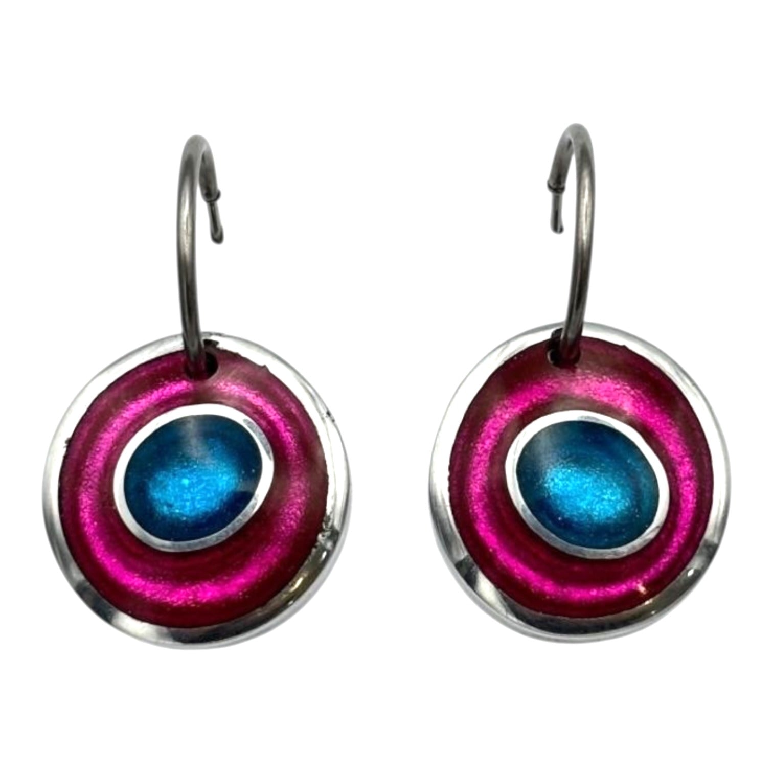Paradise Organic Circles Shiny Creole Earrings | The Jewellery Stop