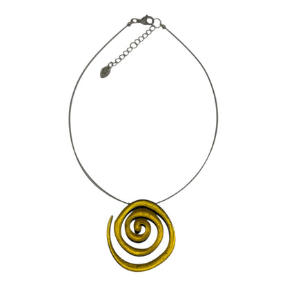 Lemon Spirals Shiny Pendant | The Jewellery Stop
