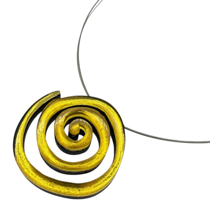 Lemon Spirals Shiny Pendant | The Jewellery Stop