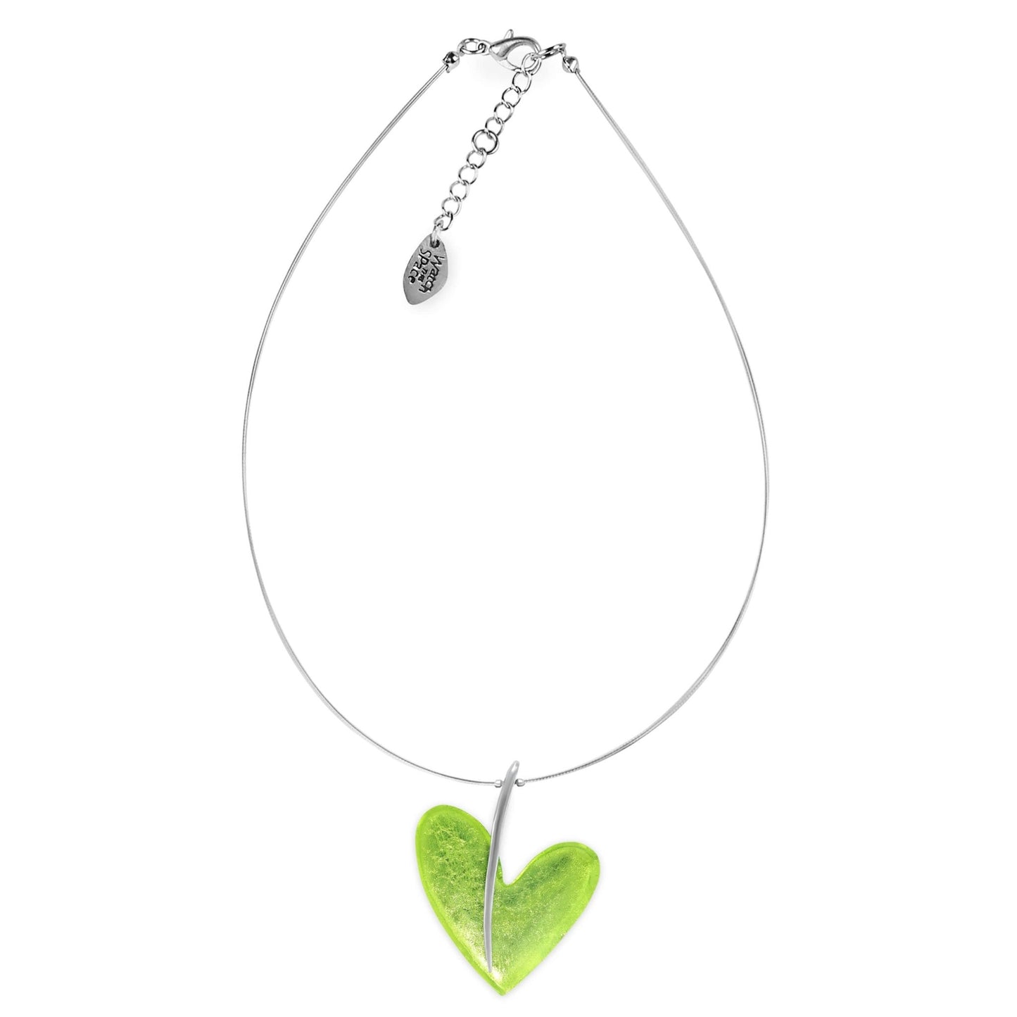 Neptune Lollipop Heart Shiny Double Sided Pendant | The Jewellery Stop
