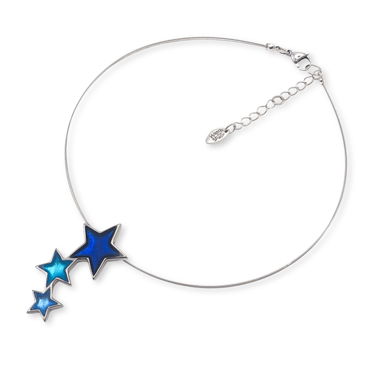 Atlantic Pewter Star Shiny Pendant
