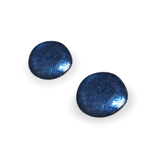 Atlantic Cabouchon Shiny Large Stud Earrings | The Jewellery Stop