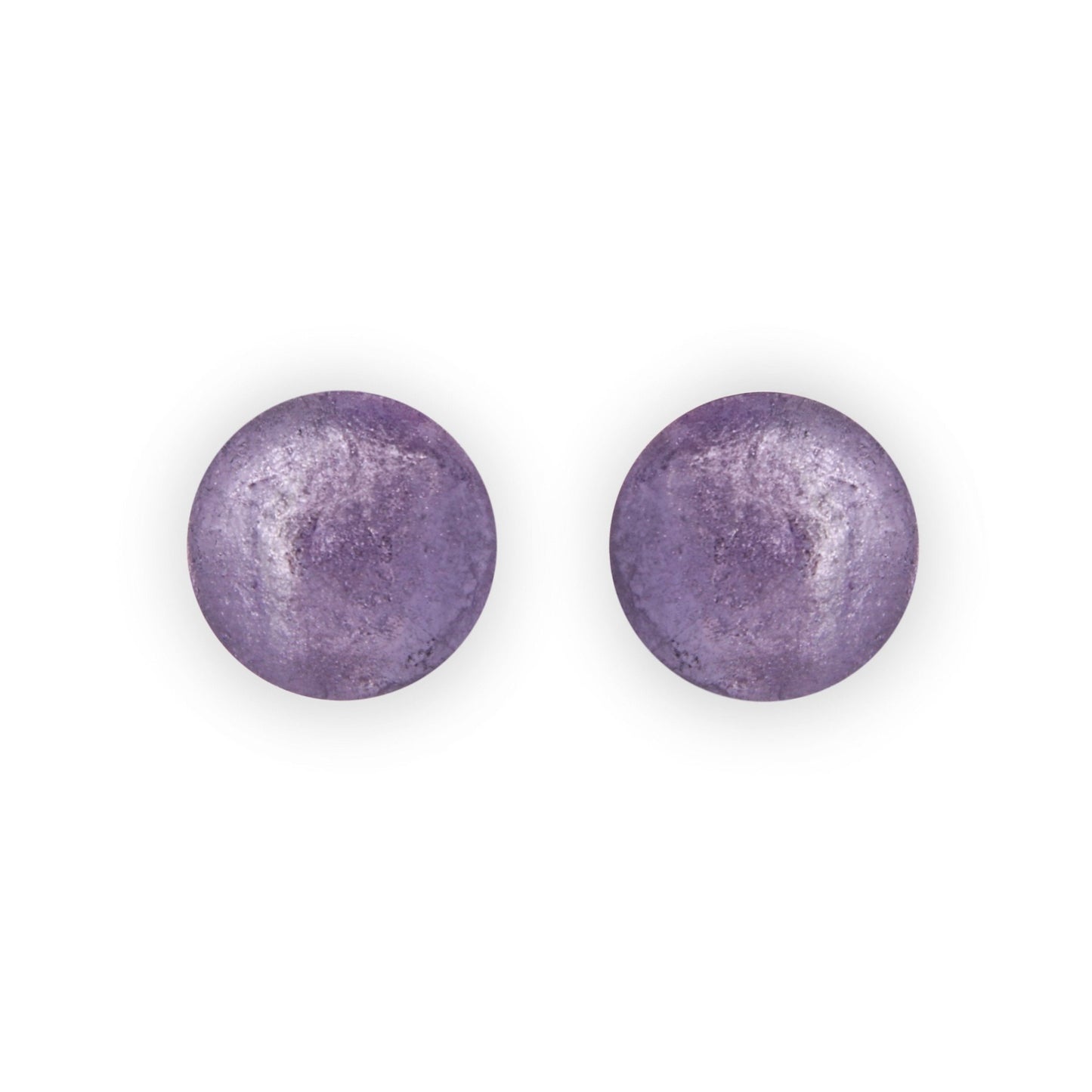 Nessie Cabouchon Shiny Large Stud Earrings | The Jewellery Stop