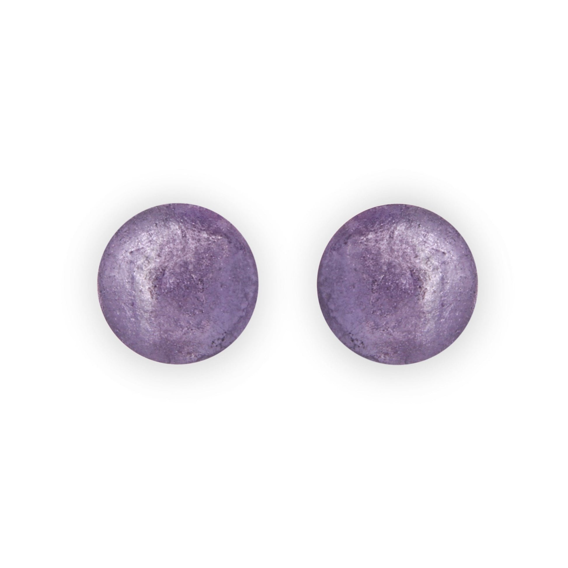Nessie Cabouchon Shiny Large Stud Earrings | The Jewellery Stop