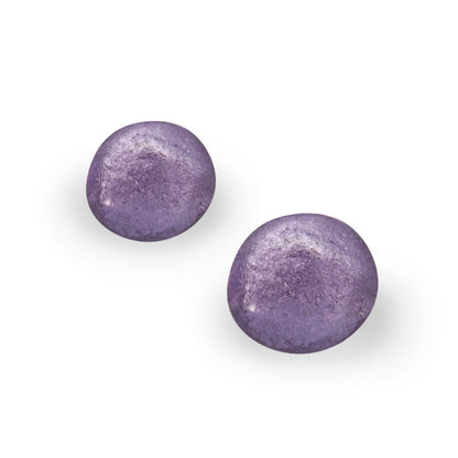 Nessie Cabouchon Shiny Large Stud Earrings | The Jewellery Stop