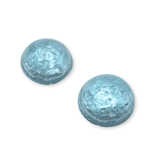Bluebell Cabouchon Shiny Large Stud Earrings | The Jewellery Stop