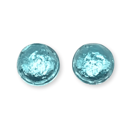 Caribbean Cabouchon Shiny Large Stud Earrings | The Jewellery Stop