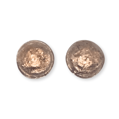 Nougat Cabouchon Shiny Large Stud Earrings | The Jewellery Stop