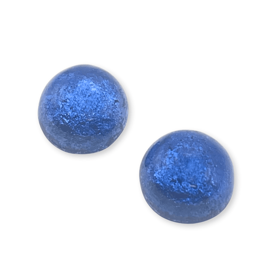 Pacific Cabouchon Shiny Large Stud Earrings | The Jewellery Stop