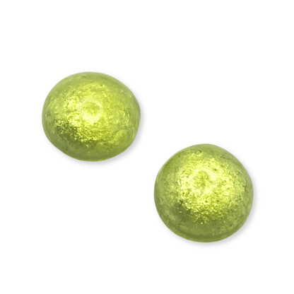 Sherbet Cabouchon Shiny Large Stud Earrings | The Jewellery Stop