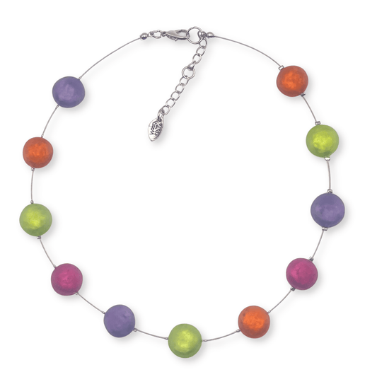 Sherbet Cabouchon Matte Necklace
