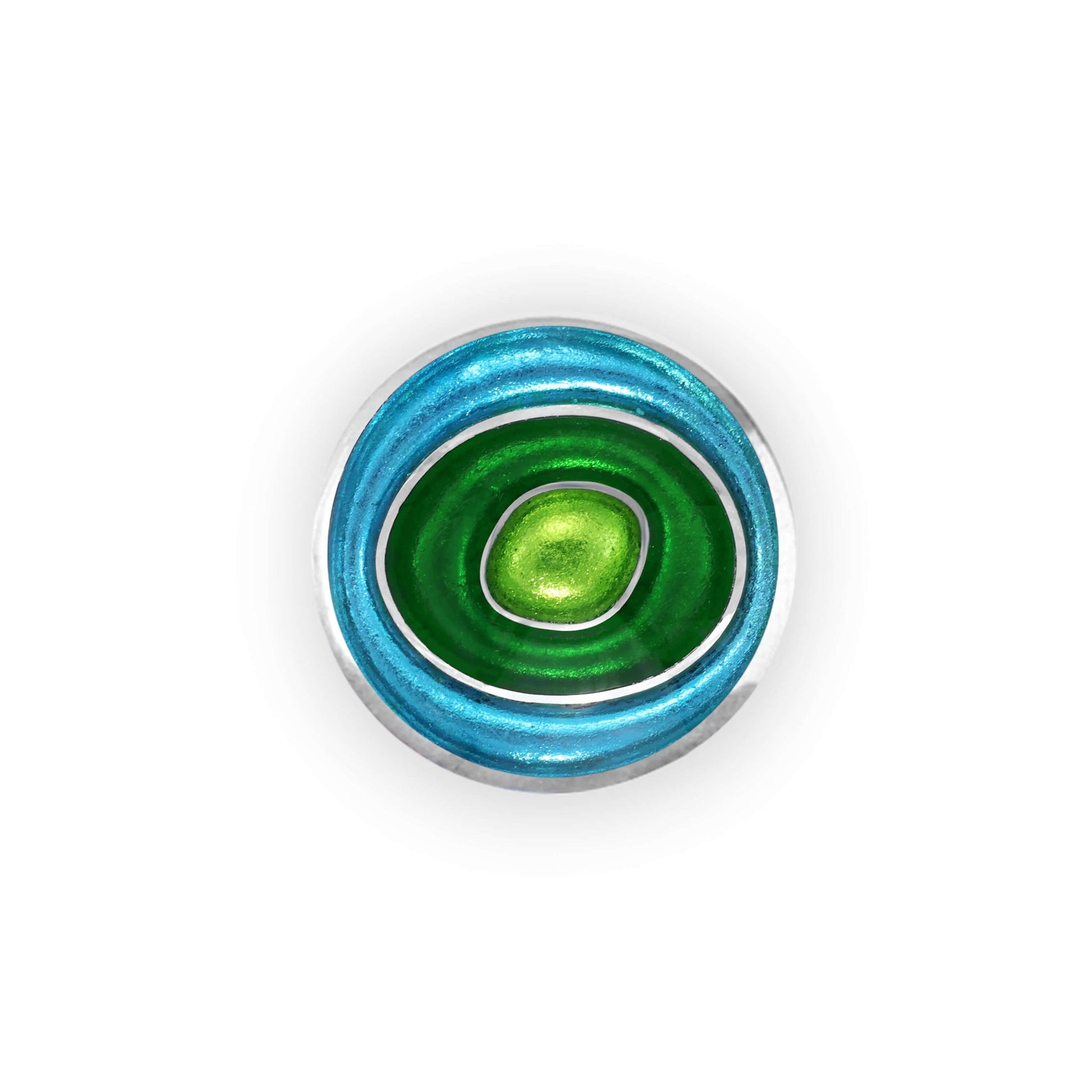 Neptune Organic Circles Shiny Brooch | The Jewellery Stop