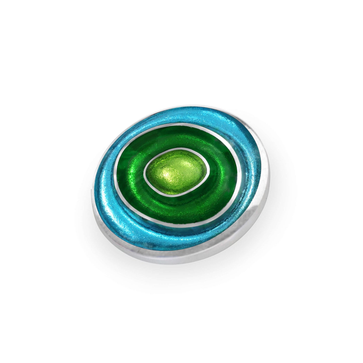 Neptune Organic Circles Shiny Brooch | The Jewellery Stop