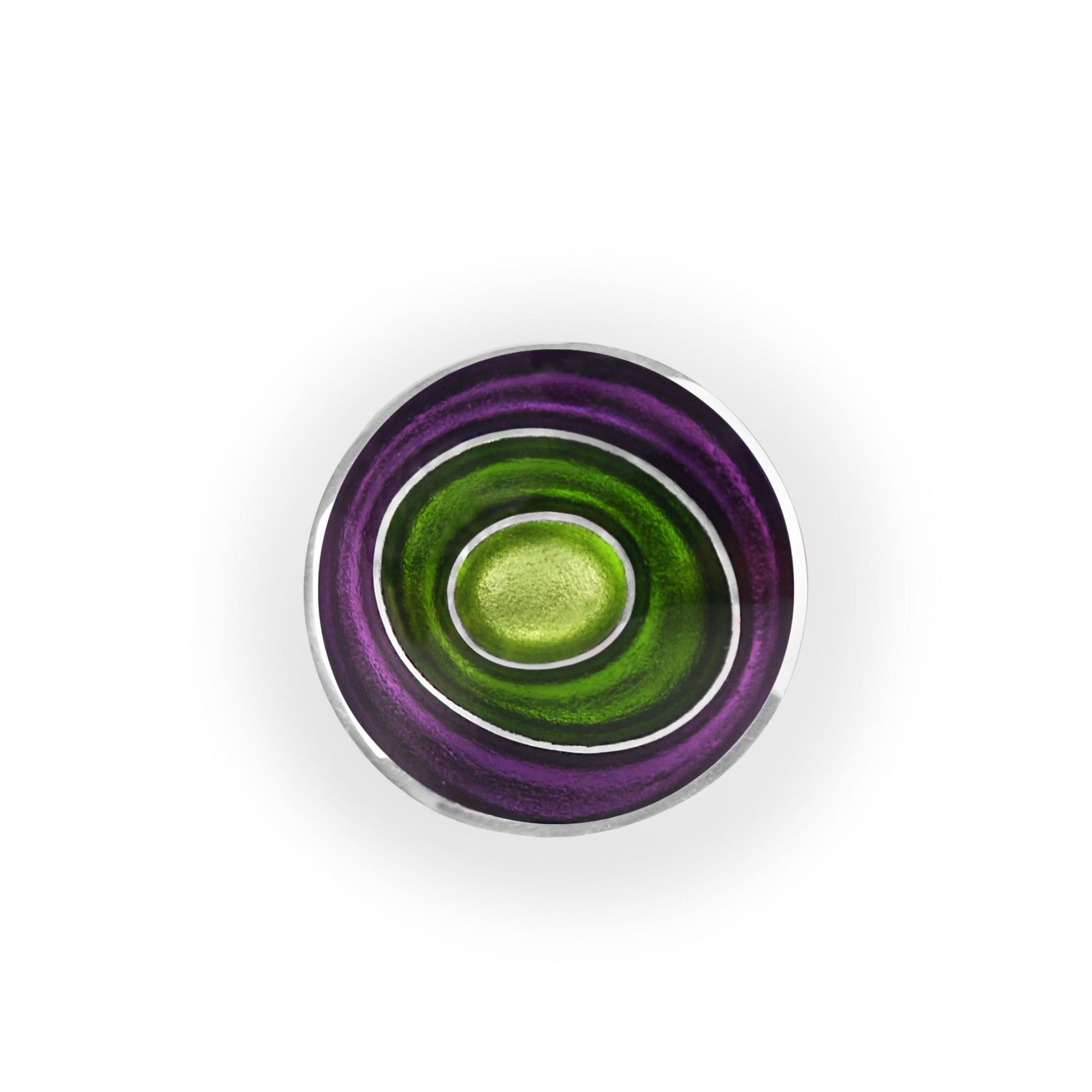 Nessie Organic Circles Shiny Brooch | The Jewellery Stop