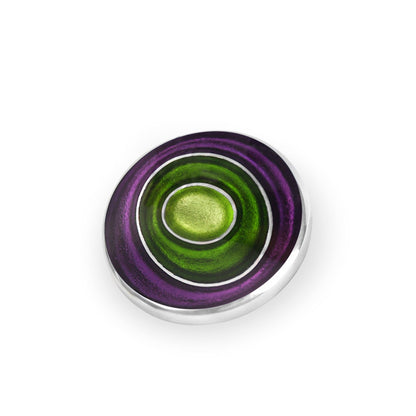 Nessie Organic Circles Shiny Brooch | The Jewellery Stop
