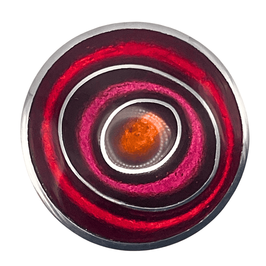 Maple Organic Circles Shiny Brooch | The Jewellery Stop