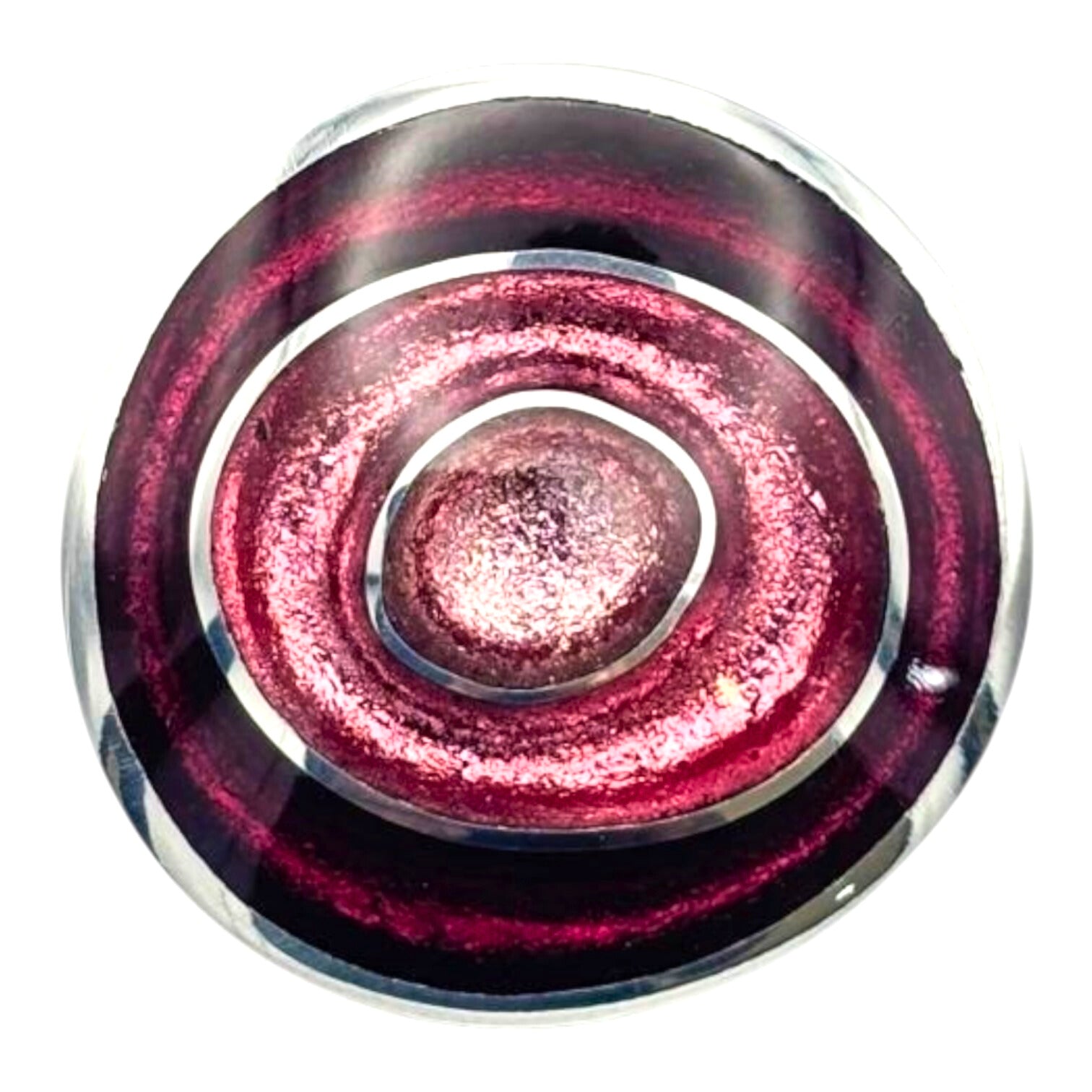 Peony Organic Circles Shiny Brooch | The Jewellery Stop