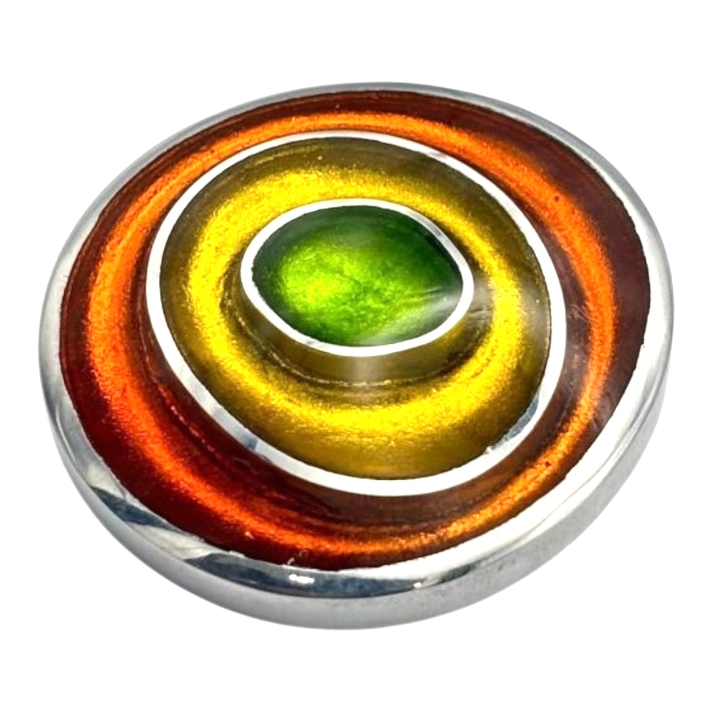 Zest Organic Circles Shiny Brooch | The Jewellery Stop