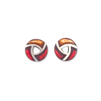Papaya Trisceli Shiny Stud Earrings